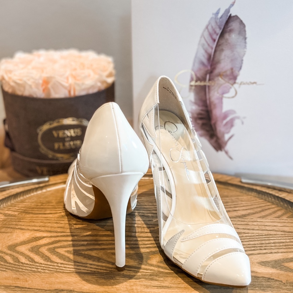 Jessica Simpson Palmra Pump in Bright White